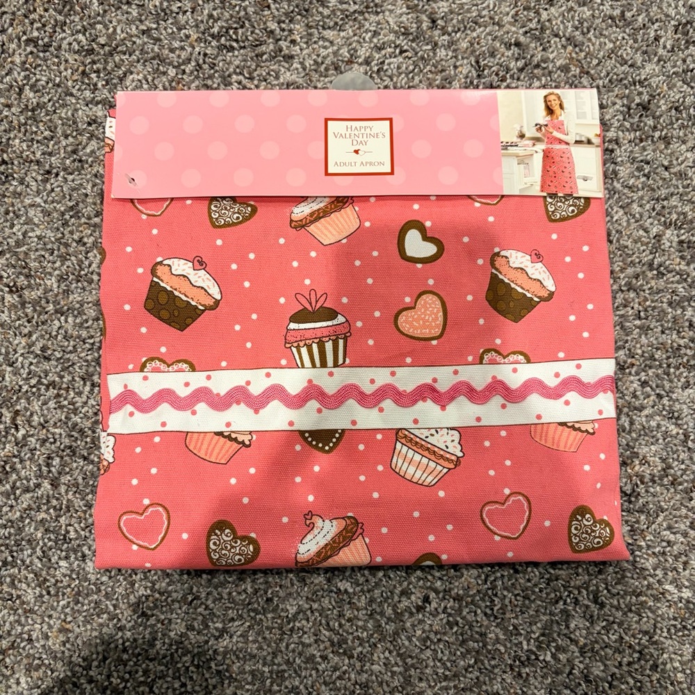 Pink Valentine's Day Adult Apron